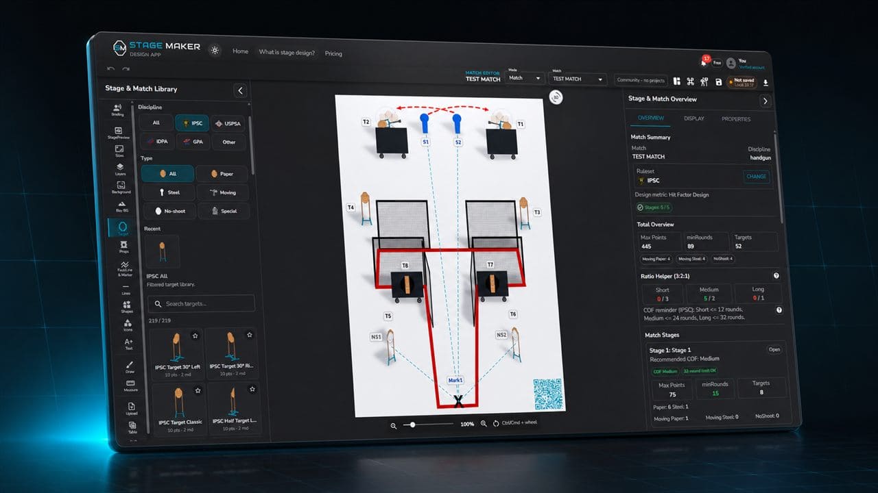 Stage Maker visual stage editor interface